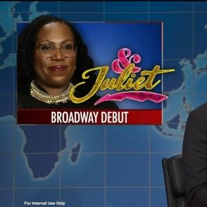 Video: Ketanji Brown Jackson's Broadway Debut in & JULIET Mentioned on SNL's Weekend…