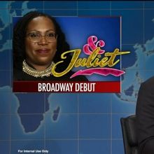 Video: Ketanji Brown Jackson's Broadway Debut in & JULIET Mentioned on SNL's Weekend…