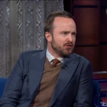 VIDEO: Aaron Paul Talks Jesse Pinkman on THE LATE SHOW WITH STEPHEN COLBERT