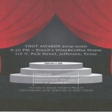 Jefferson Opera House Theatre Players Will Host YNOT Awards on September 5