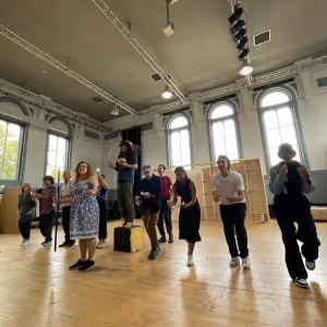 Inside Rehearsals for THE CROWN JEWELS at the Garrick Theatre