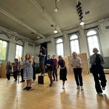 Inside Rehearsals for THE CROWN JEWELS at the Garrick Theatre