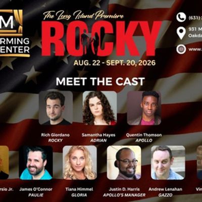 Cast Revealed for ROCKY THE MUSICAL Long Island Premiere at CM Performing Arts Center