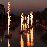 Fire Shows Return To Scottsdale Waterfront For Canal Convergence 2021