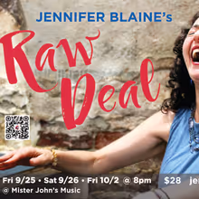 Jennifer Blaine to Mark 30 Years at Philly Fringe With RAW DEAL