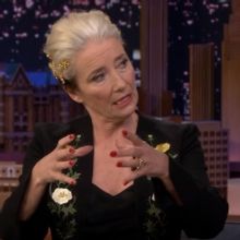 VIDEO: Emma Thompson Talks George Michael & LAST CHRISTMAS on THE TONIGHT SHOW WITH J