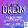 DARE TO DREAM JR. to Feature First-Ever ASL Interpreted Performance by Lakeland Players