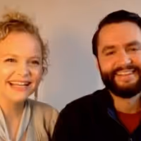 VIDEO: Amanda Jane Cooper and Husband Andrew Bell Talk Getting Married Over Zoom Video