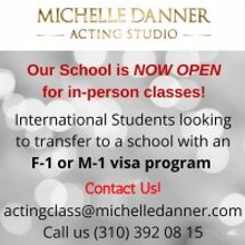 The Michelle Danner Acting Studio Re-Opens with In-Person Classes