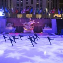 Ice Theatre Of New York Performs At 85th Birthday Celebration For Philip Glass At…