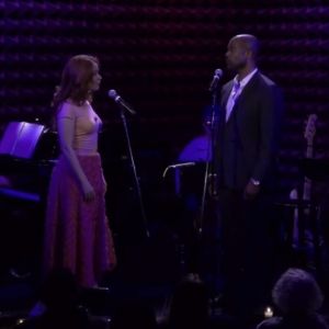 Video: Sierra Boggess & Derrick Davis Sing 'Come Spirit Come Charm' at Lucy Simon…