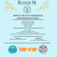 Recover Me Announces Film And Visual Arts Mental Health Awareness Fundraiser
