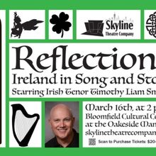 Irish Tenor Timothy Liam Smith to Present REFLECTIONS: IRELAND IN SONG AND STORY This