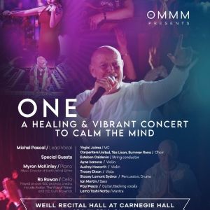 OMMM: A Global Movement To Calm The Mind To Launch At Weill Recital Hall, Carnegie…