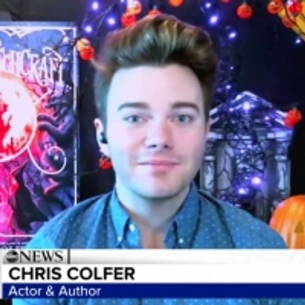 VIDEO: Chris Colfer Talks About His Book 'A Tale of Witchcraft' on GOOD MORNING AMERICA - Broadway Theater Video