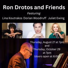 RON DROTOS AND FRIENDS to Return to Pangea for Two Shows