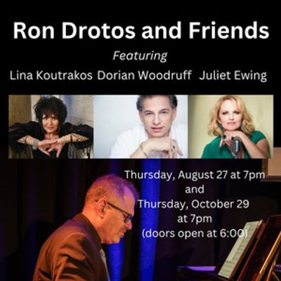 RON DROTOS AND FRIENDS to Return to Pangea for Two Shows