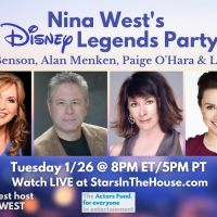 Alan Menken, Lea Salonga, Jodi Benson & Paige O'Hara to Join STARS IN THE HOUSE…