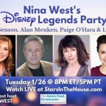Alan Menken, Lea Salonga, Jodi Benson & Paige O'Hara to Join STARS IN THE HOUSE Episo