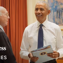 Barack Obama Gives Larry David Notes in New Behind-the-Scenes Clip