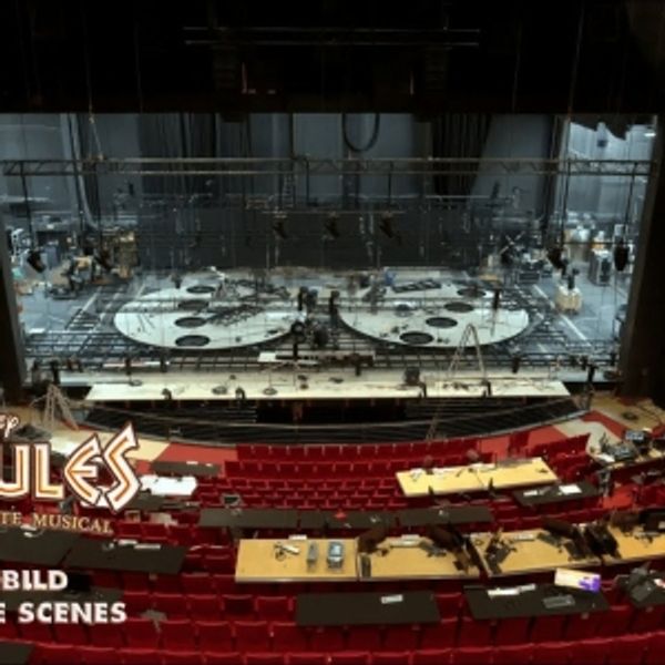 Video: Watch The Set of Disney's HERCULES Being Assembled in Hamburg - Germany Theater Video