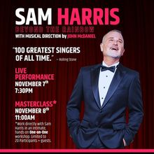 SAM HARRIS: BEYOND THE RAINBOW to be Presented at The Studio at Mizner Park
