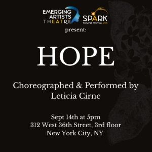 Leticia Cirne Brings HOPE to The Spark Theatre Festival NYC