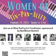 West End Lyric to Present THE WOMEN OF TIN-PAN ALLEY Cabaret Night