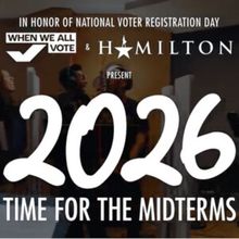 Video: HAMILTON Cast Records '2026: Time for the Midterms' Voting Anthem