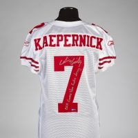 Colin Kaepernick's Rookie NFL Debut 49ers Jersey Heads to Julien's Auctions Dec. 4