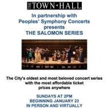 The Town Hall & Peoples' Symphony Concerts to Present the Salomon Series
