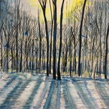 Paintings by Leigh Harder On Exhibit In the Jackson Gallery at Town Hall Theater This