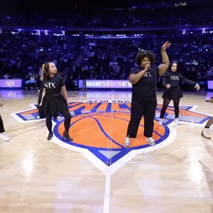 Video: Watch SIX Perform a Halftime Show at the Knicks Game