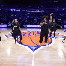 Video: Watch SIX Perform a Halftime Show at the Knicks Game