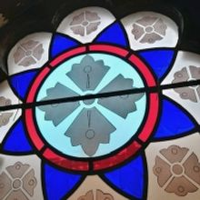 Charter Oak Cultural Center Installs Restored Stained Glass Windows To Historic Build