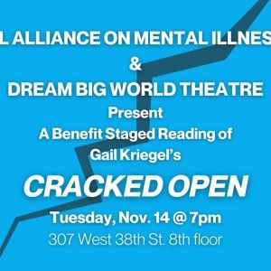 Dream Big World Theatre Inc. and NAMI-NYC to Present CRACKED OPEN Staged Reading &…