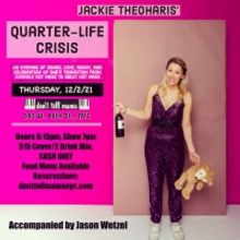 Jackie Theoharis to Return to Don't Tell Mama With QUARTER-LIFE CRISIS