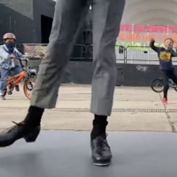 VIDEO: James Whiteside and Demi Remick Perform a Tap Dance For CBS SUNDAY MORNING - Broadway Theater Video