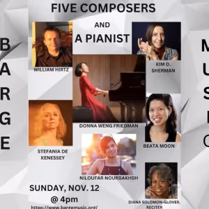 Donna Weng Friedman's 'Five Composers and a Pianist' Concert Will Be Performed Next…
