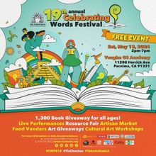 19th Annual Celebrating Words Festival Returns This May