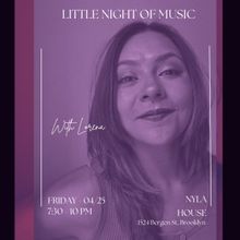 LITTLE NIGHT OF MUSIC with Lorena and Sebastián Cruz is Coming to NYLA House