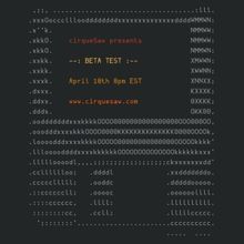 CirqueSaw to Present New Digital Salon Series: BETA TEST