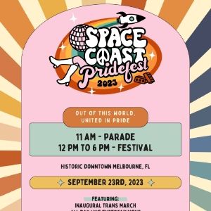 Space Coast Pride Unveils Details of Pridefest 2023