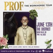 Prof Brings His WORKHOUSE TOUR To The District On June 13
