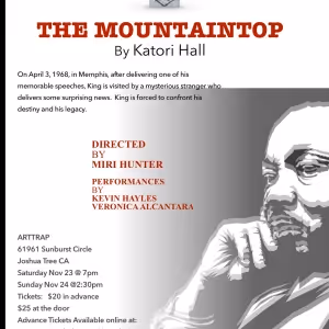 THE MOUNTAINTOP by Katori Hall to be Presented at Thought Theatre Morongo Basin