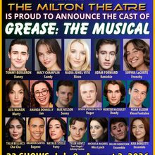 GREASE: THE MUSICAL Cast Announced At Milton Theatre