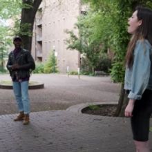 VIDEO: College Student is Unexpectedly Joined By Opera Singer While Filming Performan