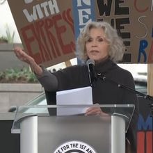 Video: Jane Fonda Protests Against Trump Takeover at Kennedy Center