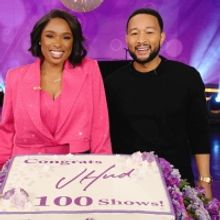 VIDEO: Jennifer Hudson Celebrates 100th Episode with John Legend