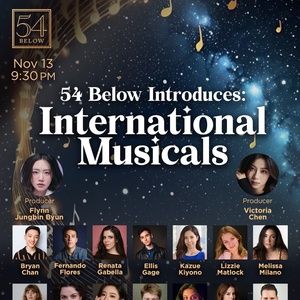 54 Below Will Showcase New Musicals from South Korea, Japan, Germany, and More
